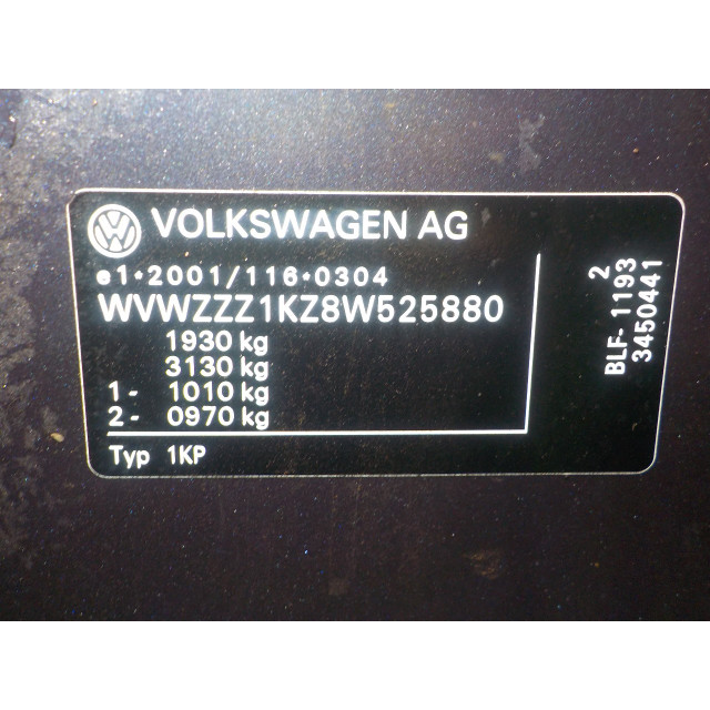 Air conditioning pump Volkswagen Golf Plus (5M1/1KP) (2004 - 2008) MPV 1.6 FSI 16V (BLF(Euro 4))