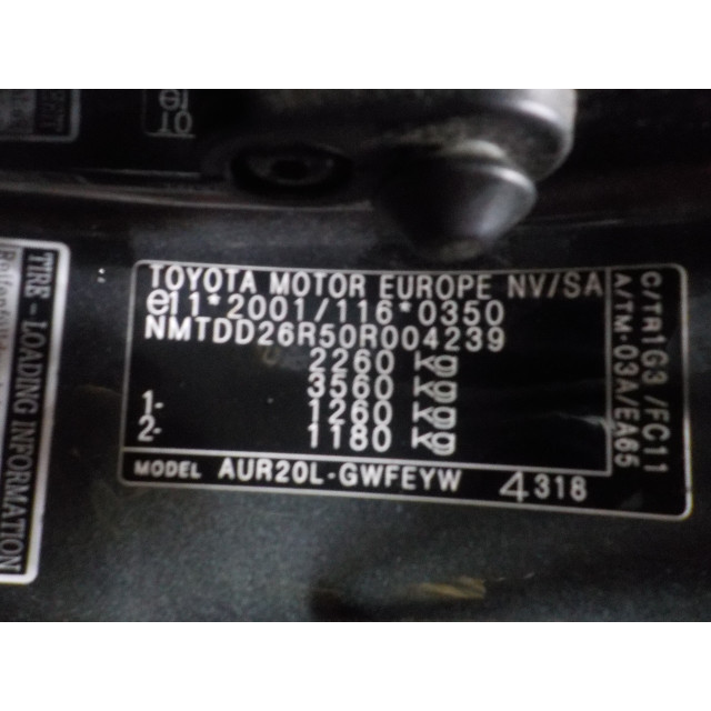Navigation system Toyota Verso (2009 - 2018) MPV 2.0 16V D-4D-F (1AD-FTV(Euro 4))