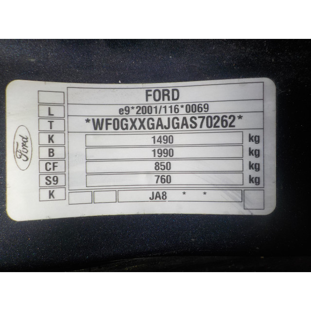 Electric window mechanism front left Ford Fiesta 6 (JA8) (2008 - 2017) Hatchback 1.25 16V (STJA(Euro 5))