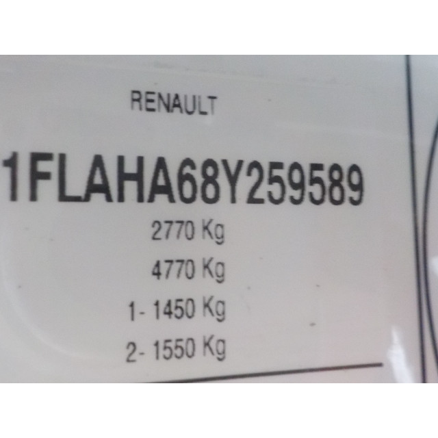 Right headlight Renault Trafic New (FL) (2006 - present) Van 2.0 dCi 16V 115 (M9R-780)