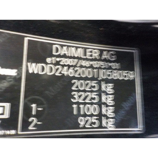 Resistance heater Mercedes-Benz B (W246/242) (2011 - present) Hatchback 1.8 B-180 CDI BlueEFFICIENCY 16V (OM651.901)