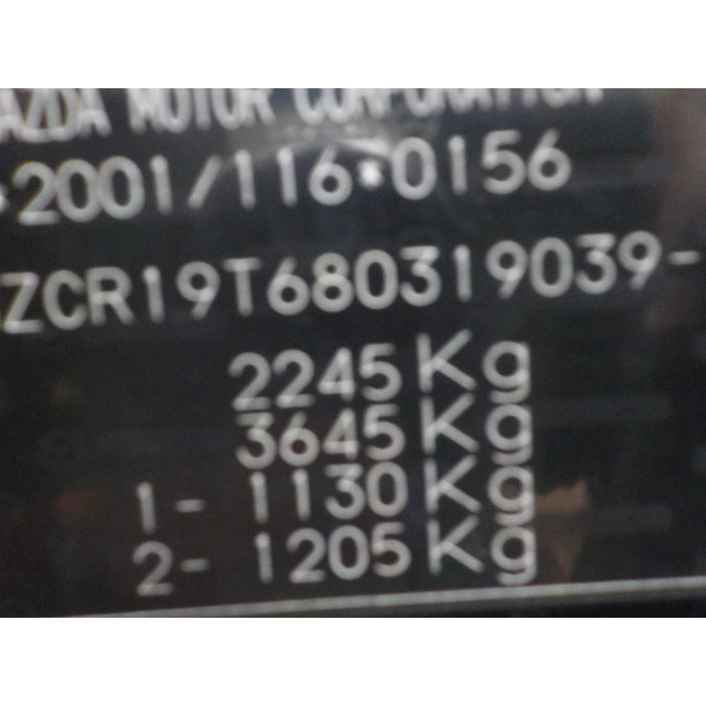Steering rack Mazda 5 (CR19) (2005 - 2010) MPV 2.0 CiDT 16V Normal Power (MZR-CD)
