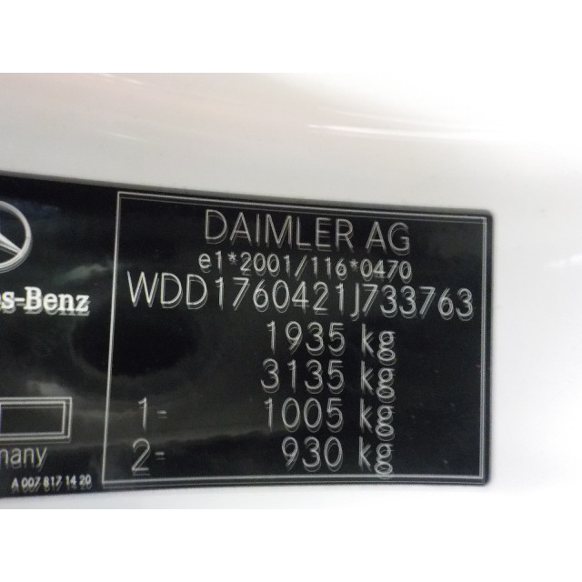 Light switch Mercedes-Benz A (W176) (2012 - 2018) Hatchback 1.6 A-180 16V (M270.910)