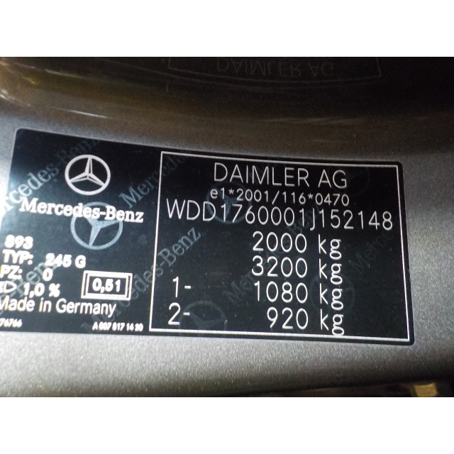 Steering wheel Mercedes-Benz A (W176) (2012 - 2014) Hatchback 1.8 A-180 CDI 16V (OM651.901(Euro 5))