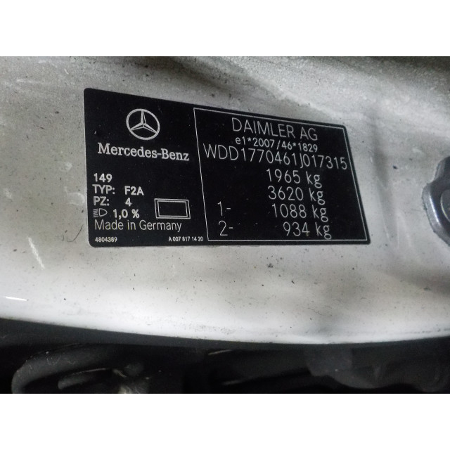 Rim Mercedes-Benz A (177.0) (2018 - 2025) Hatchback 2.0 A-250 Turbo 16V (M260.920)