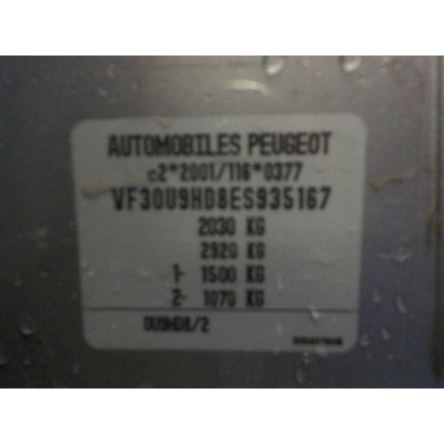 Throttle regulator Peugeot 3008 I (0U/HU) (2013 - 2016) MPV 1.6 HDiF 16V (DV6C(9HD))