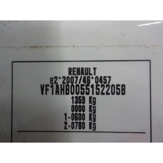 Resistance heater Renault Twingo III (AH) (2014 - present) Hatchback 5-drs 1.0 SCe 70 12V (H4D-400(H4D-A4))