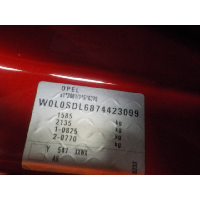 Rear windscreen wiper motor Vauxhall / Opel Corsa D (2006 - 2010) Hatchback 1.0 (Z10XEP(Euro 4))