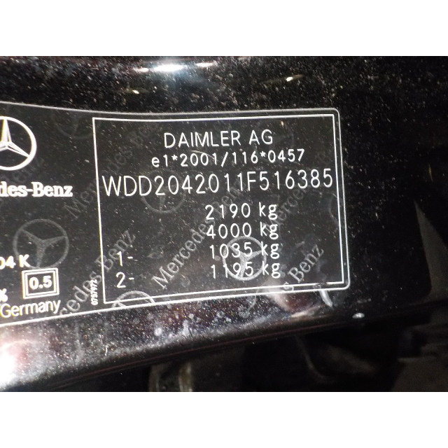 Navigation display Mercedes-Benz C Estate (S204) (2010 - present) Combi 2.2 C-200 CDI 16V BlueEFFICIENCY (OM651.913)