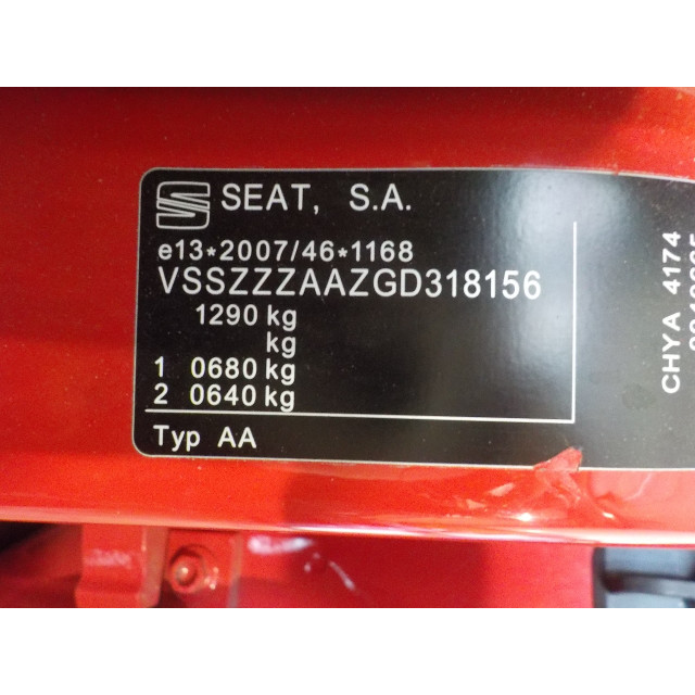 Resistance heater Seat Mii (2011 - 2019) Hatchback 1.0 12V (CHYA)