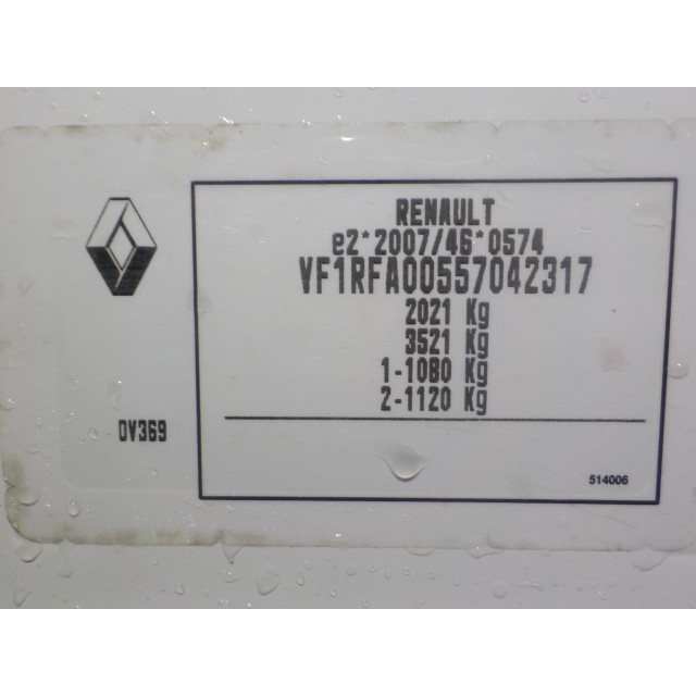 Miscellaneous panels Renault Scénic IV (RFAJ) (2016 - 2017) MPV 1.2 TCE 130 16V (H5F-408(H5F-F4))