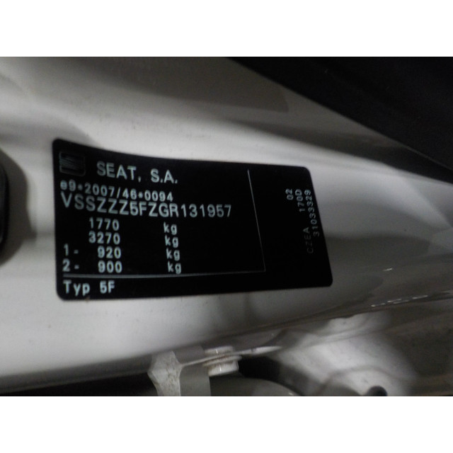 Curtain airbag left Seat Leon (5FB) (2014 - present) Hatchback 5-drs 1.4 TSI ACT 16V (CZEA)