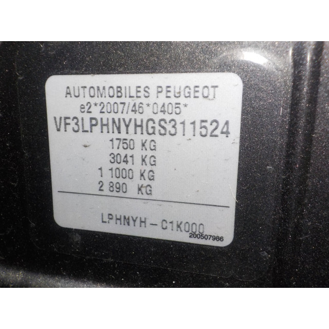 Gearbox manual Peugeot 308 (L3/L8/LB/LH/LP) (2013 - 2021) Hatchback 5-drs 1.2 12V e-THP PureTech 130 (EB2DTS(HNY))