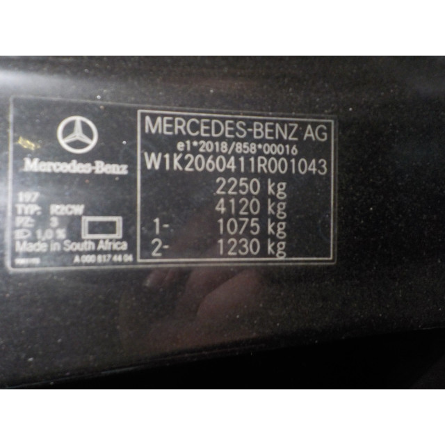 Engine mounting plate Mercedes-Benz C (W206) (2021 - present) Sedan C-180 1.5 EQ Boost (A0001E28C-180 1.5 EQ Boost)