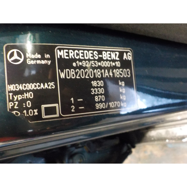 Headlamp surround left Mercedes-Benz C (W202) (1993 - 2000) Sedan 1.8 C-180 16V (M111.920)