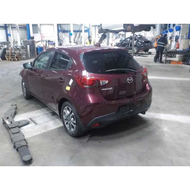 Door rear left Mazda 2 (DJ/DL) (2014 - 2017) Hatchback 1.5 SkyActiv-G 90 (P5Y8)