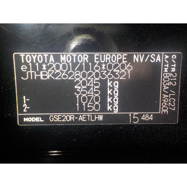 Control unit ignition switch Lexus IS (2005 - 2013) Sedan 250 2.5 V6 24V (4GRFSE)