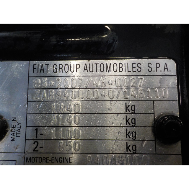 Headlight height adjustment switch Alfa Romeo Giulietta (940) (2010 - 2020) Hatchback 2.0 JTDm 16V 170 (940.A.4000)