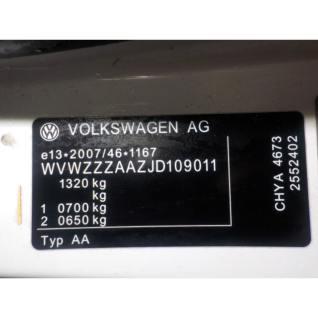 Heater fan motor Volkswagen Up! (121) (2011 - 2020) Hatchback 1.0 12V 60 (CHYA)