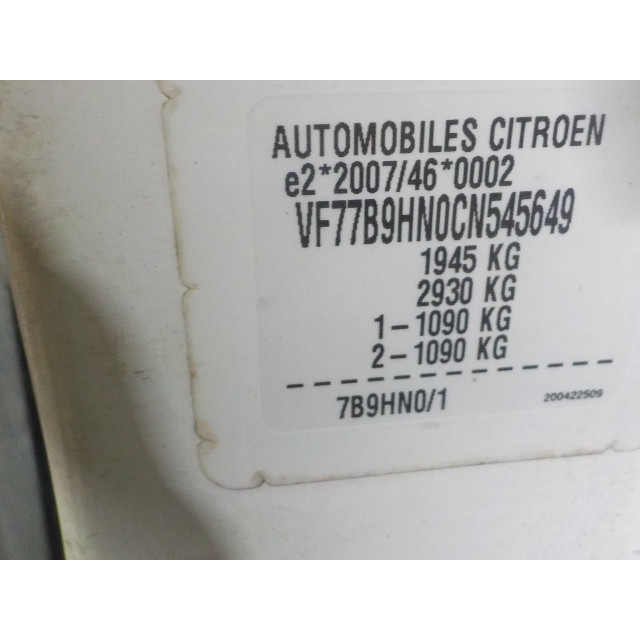 Air conditioning pump Citroën Berlingo (2010 - 2018) Van 1.6 Hdi, BlueHDI 75 (DV6FE(BHW))