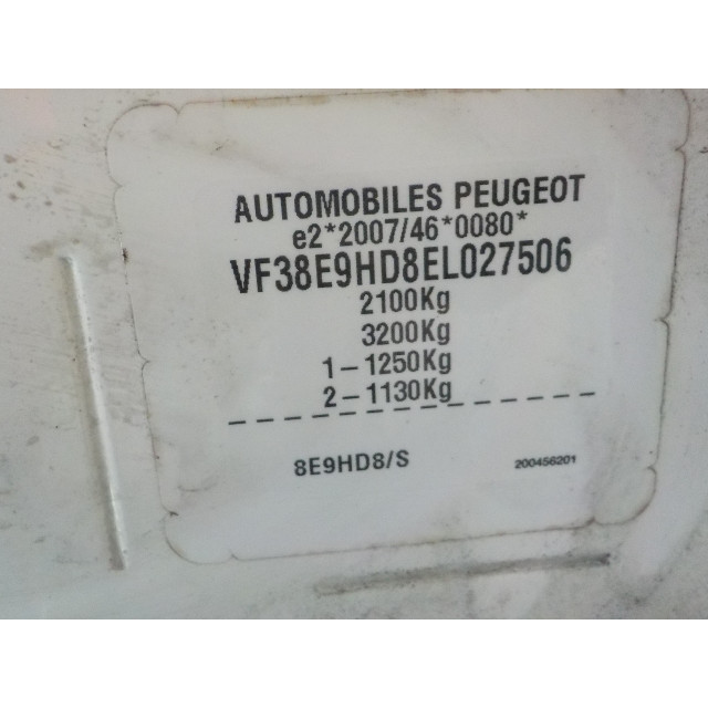 Locking mechanism door electric central locking front right Peugeot 508 SW (8E/8U) (2012 - 2018) Combi 1.6 HDiF 16V (DV6C(9HR))