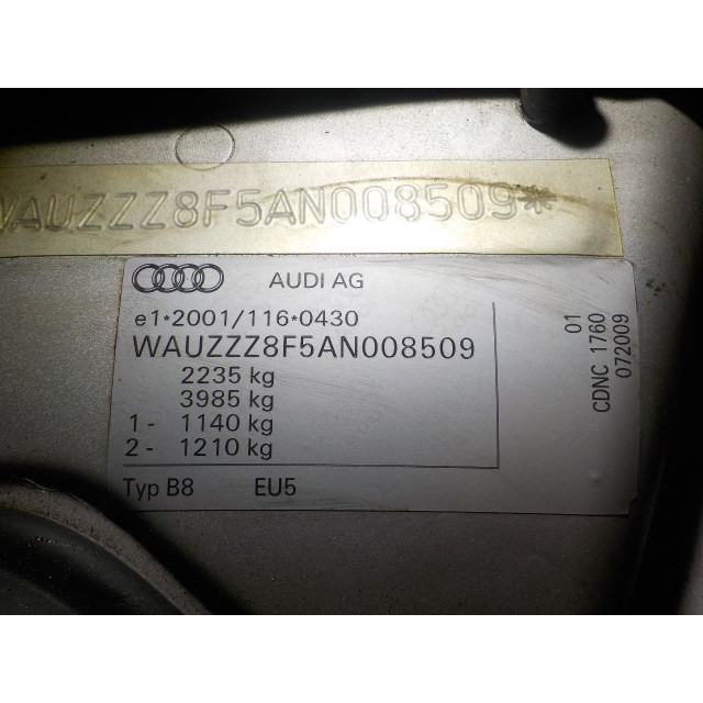 Light switch Audi A5 Cabrio (8F7) (2009 - 2013) Cabrio 2.0 TFSI 16V Quattro (CDNC(Euro 5))