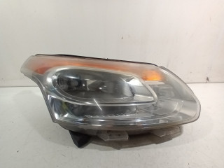 Right headlight Citroën C3 Picasso (SH) (2009 - 2017) MPV 1.4 16V VTI 95 (EP3(8FS))